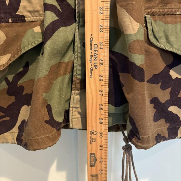 Vintage 1983 U.S. Army M-65 Field Jacket Large Woodland Camo Alpha Industries - Picture 16 of 16